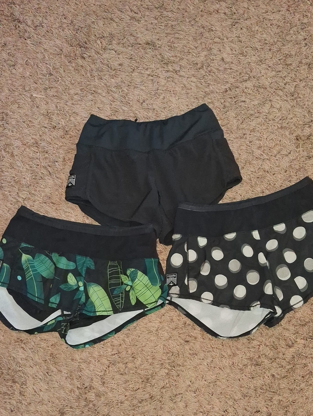 Women's Running Shorts Lot Oiselle Lot Of 3 Size 2 XS